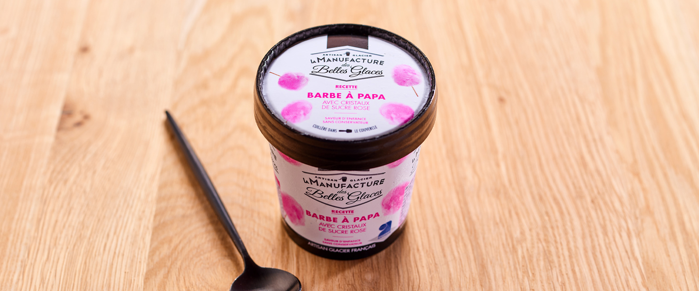 Glace Barbe à Papa - Pizza Cosy