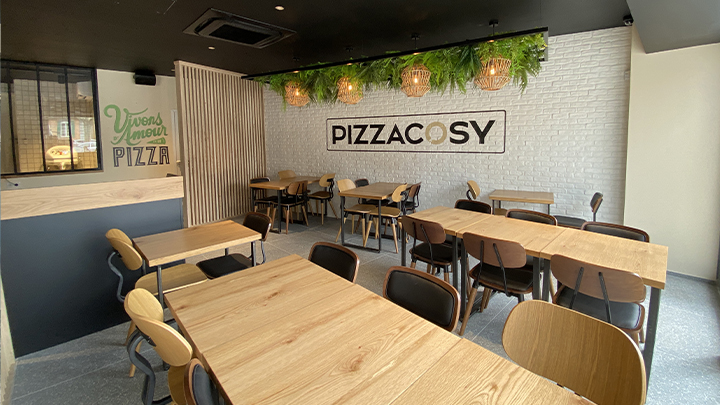 Intérieur pizza cosy Voiron