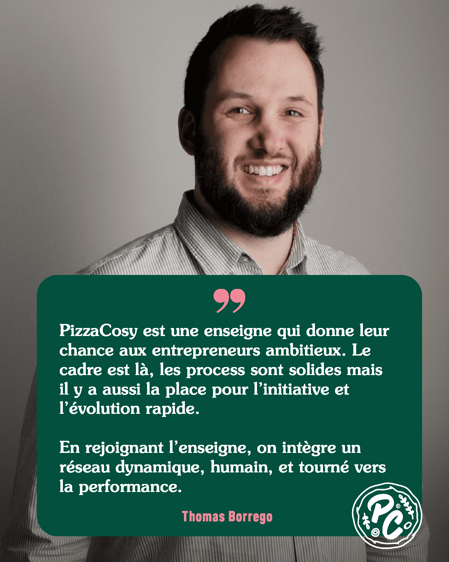 Développement en franchise PizzaCosy Thomas Borrego